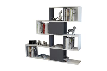 Bokhylla Urgby 120x109 cm - Vit - Förvaring - Hylla - Bokhylla