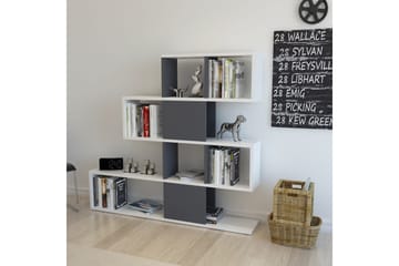 Bokhylla Urgby 120x109 cm - Vit - Förvaring - Hylla - Bokhylla