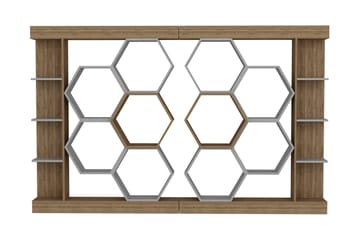 Bokhylla Urgby 140x177,4 cm - Vit - Förvaring - Hylla - Bokhylla