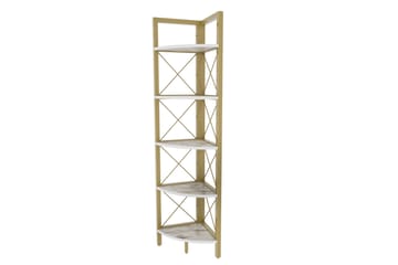 Bokhylla Urgby 30,5x160 cm - Guld - Förvaring - Hylla - Bokhylla