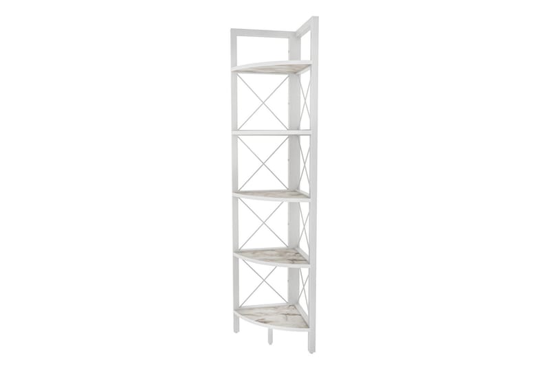 Bokhylla Urgby 30,5x160 cm - Vit - Förvaring - Hylla - Bokhylla