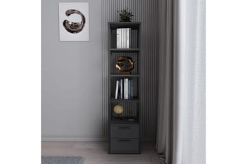 Bokhylla Urgby 39x160 cm - Svart - Förvaring - Hylla - Bokhylla