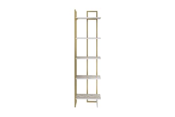 Bokhylla Urgby 45,2x180 cm - Vit - Förvaring - Hylla - Bokhylla