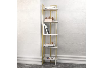 Bokhylla Urgby 45,2x180 cm - Vit - Förvaring - Hylla - Bokhylla