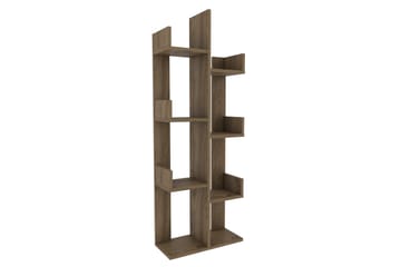 Bokhylla Urgby 50x173 cm - Brun - Förvaring - Hylla - Bokhylla