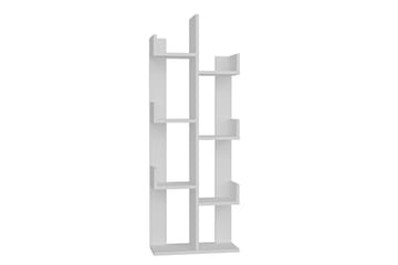 Bokhylla Urgby 50x173 cm - Vit - Förvaring - Hylla - Bokhylla