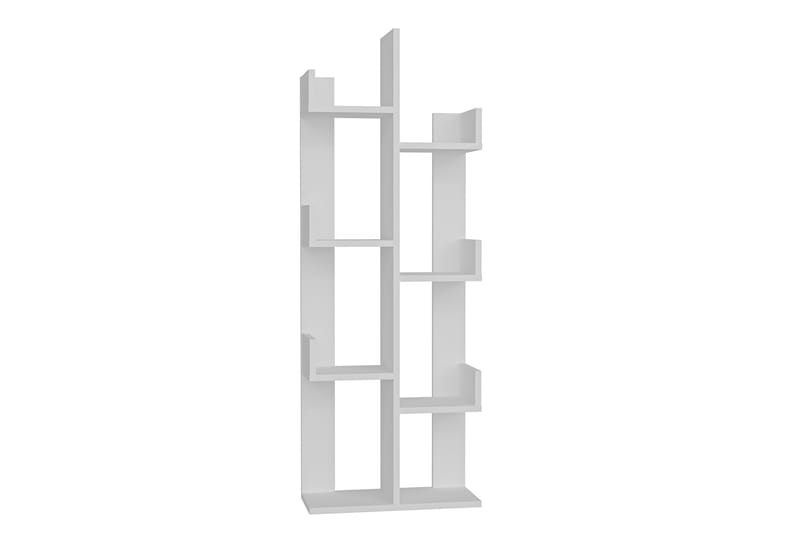 Bokhylla Urgby 50x173 cm - Vit - Förvaring - Hylla - Bokhylla