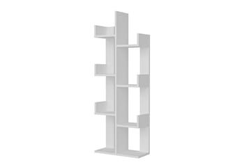 Bokhylla Urgby 50x173 cm - Vit - Förvaring - Hylla - Bokhylla