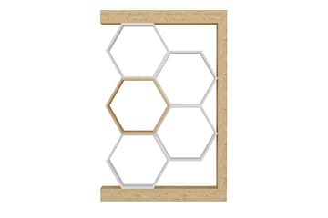Bokhylla Urgby 90x140 cm - Brun - Förvaring - Hylla - Bokhylla