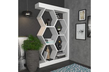 Bokhylla Urgby 90x140 cm - Vit - Förvaring - Hylla - Bokhylla