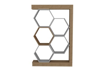 Bokhylla Urgby 90x140 cm - Vit - Förvaring - Hylla - Bokhylla