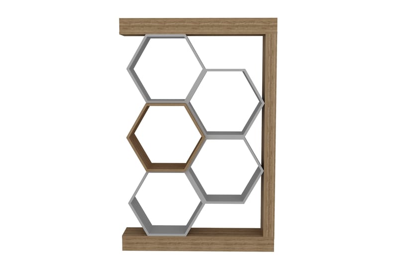 Bokhylla Urgby 90x140 cm - Vit - Förvaring - Hylla - Bokhylla