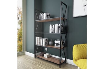 Bokhylla Urgby 94x150 cm - Brun - Förvaring - Hylla - Bokhylla