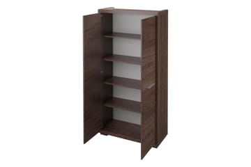 Bokhylla Vegas 70x40,5x192 cm - Beige/Grå - Förvaring - Hylla - Bokhylla