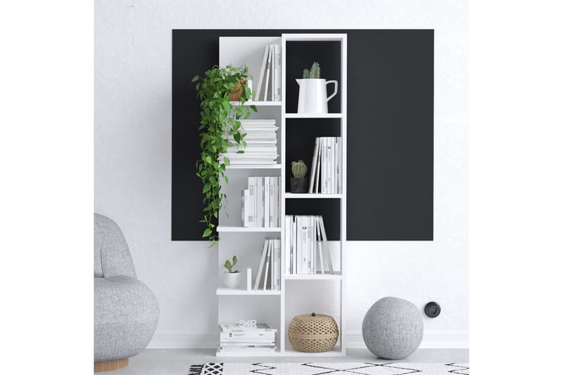 Bokhylla Viva 60x18 cm Vit - Hanah Home - Förvaring - Hylla - Bokhylla