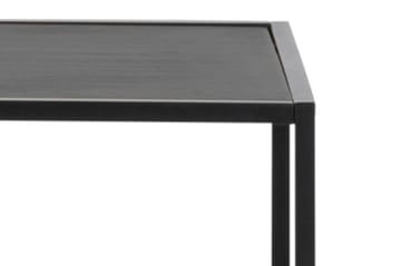 Bokhylla Walmon 114x35 cm 4 Hyllor - Svart/Matt Svart - Förvaring - Hylla - Bokhylla