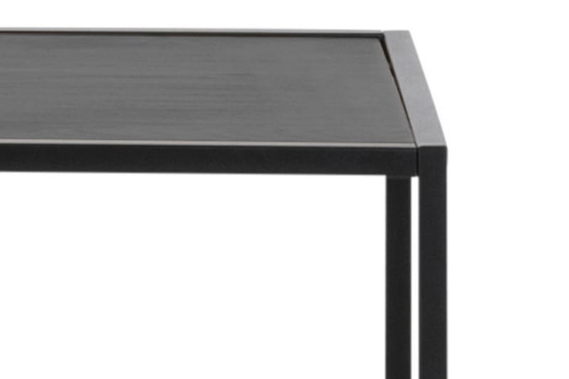 Bokhylla Walmon 114x35 cm 4 Hyllor - Svart/Matt Svart - Förvaring - Hylla - Bokhylla