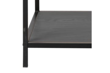 Bokhylla Walmon 114x35 cm 4 Hyllor - Svart/Matt Svart - Förvaring - Hylla - Bokhylla