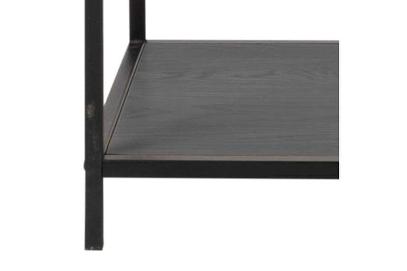 Bokhylla Walmon 114x35 cm 4 Hyllor - Svart/Matt Svart - Förvaring - Hylla - Bokhylla