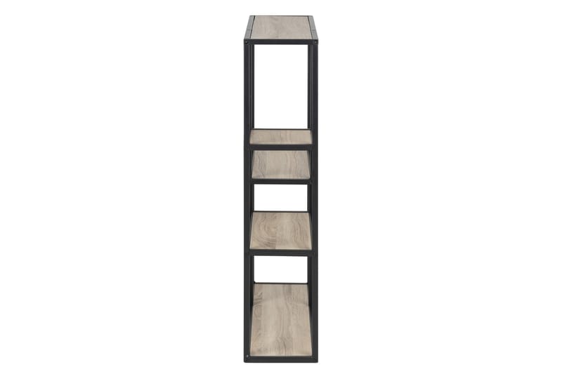 Bokhylla Walmon 75 cm - Sonoma Ek|Svart - Förvaring - Hylla - Bokhylla