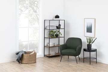 Bokhylla Walmon 77x150 cm - Vildek|Svart - Förvaring - Hylla - Bokhylla