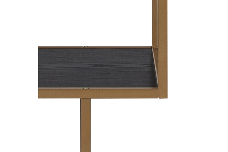 Bokhylla Walmon 77x35 cm 4 Hyllor - Svart - Förvaring - Hylla - Bokhylla