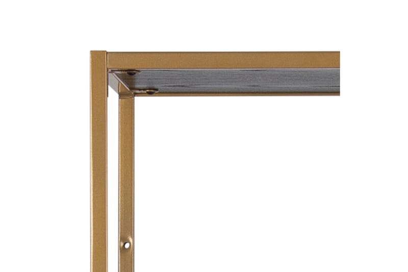 Bokhylla Walmon 77x35 cm 4 Hyllor - Svart - Förvaring - Hylla - Bokhylla