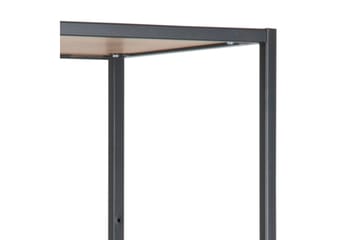 Bokhylla Walmon 77x35 cm 5 Hyllor - Natur/Matt Svart - Förvaring - Hylla - Bokhylla