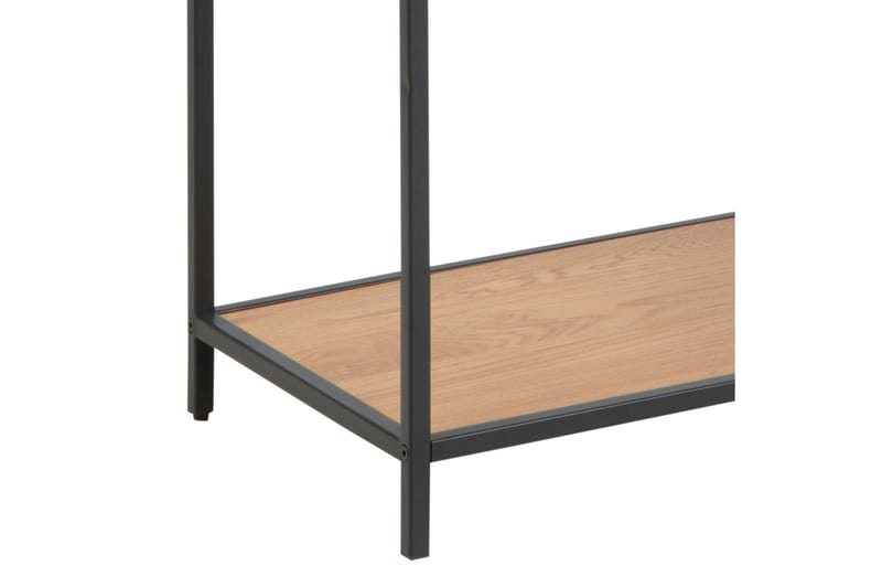 Bokhylla Walmon 77x35 cm 5 Hyllor - Natur/Matt Svart - Förvaring - Hylla - Bokhylla