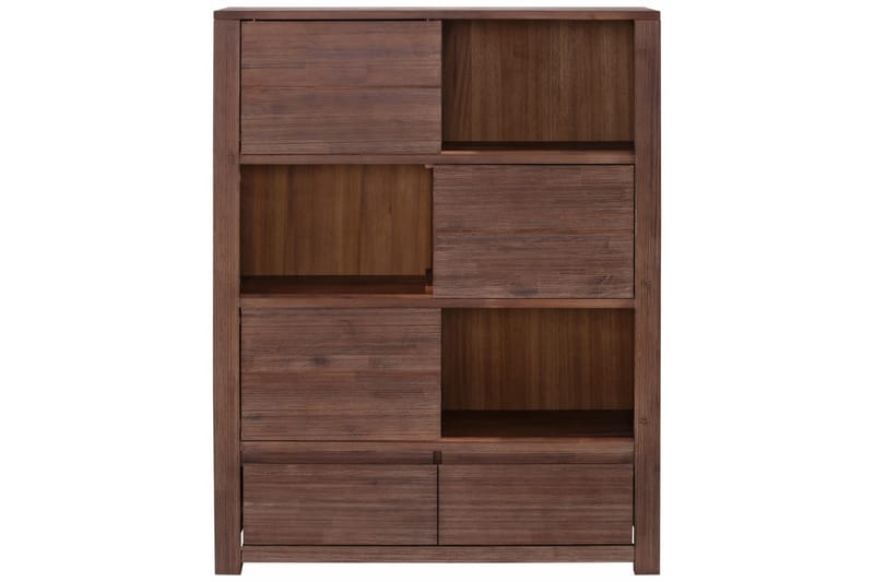 Bokhylla Walter 100 cm - Akacia|Brun - Förvaring - Hylla - Bokhylla