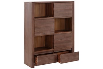 Bokhylla Walter 100 cm - Akacia|Brun - Förvaring - Hylla - Bokhylla