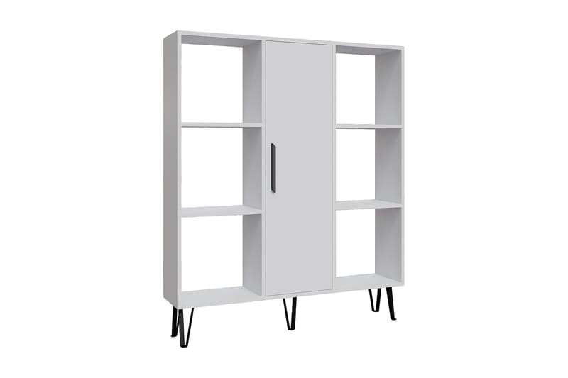 Bokhylla Wikieup 120x25 cm - Vit - Förvaring - Hylla - Bokhylla