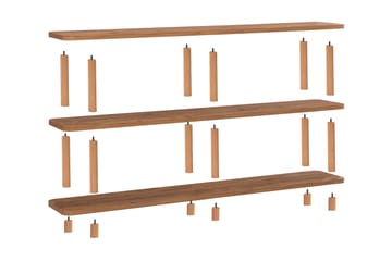 Bokhylla Zakkum 180x74,9 cm - Grön - Förvaring - Hylla - Bokhylla