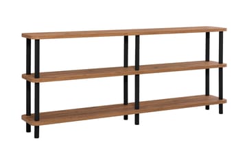 Bokhylla Zakkum 180x74,9 cm - Svart - Förvaring - Hylla - Bokhylla