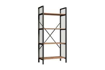 Bokhylla Zakkum 60x150 cm - Svart - Förvaring - Hylla - Bokhylla