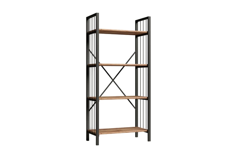Bokhylla Zakkum 60x150 cm - Svart - Förvaring - Hylla - Bokhylla