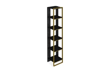 Bokhylla Pewo 32 cm - Guld|Svart - Förvaring - Hylla - Bokhylla