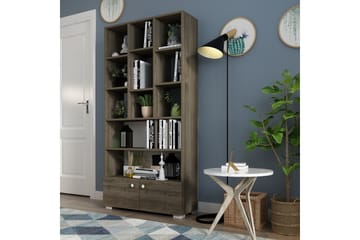 Bokhylla Penguen 93,6x29,6 cm Brun - Hanah Home - Förvaring - Hylla - Bokhylla