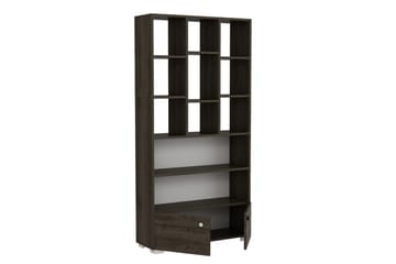 Bokhylla Penguen 93,6x29,6 cm Brun - Hanah Home - Förvaring - Hylla - Bokhylla