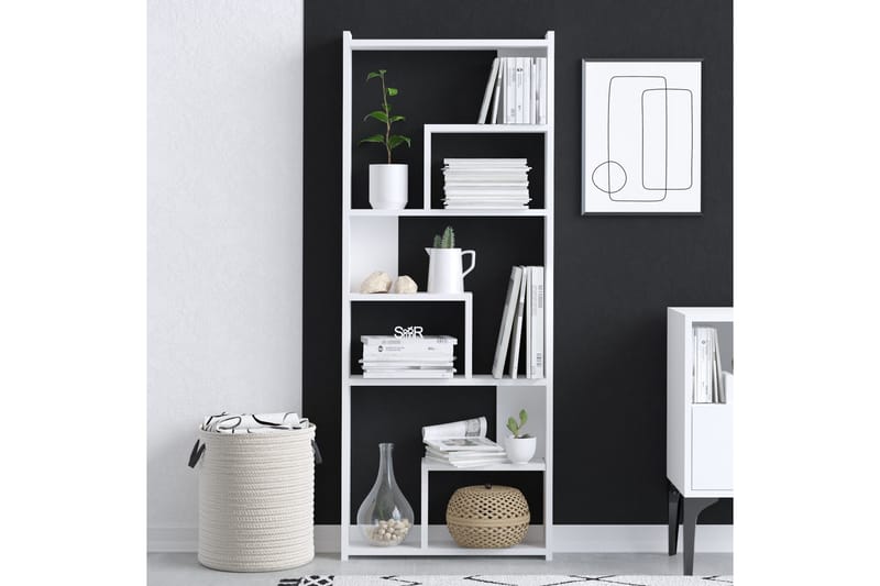 Bokhylla Prins 60x15 cm Vit - Hanah Home - Förvaring - Hylla - Bokhylla