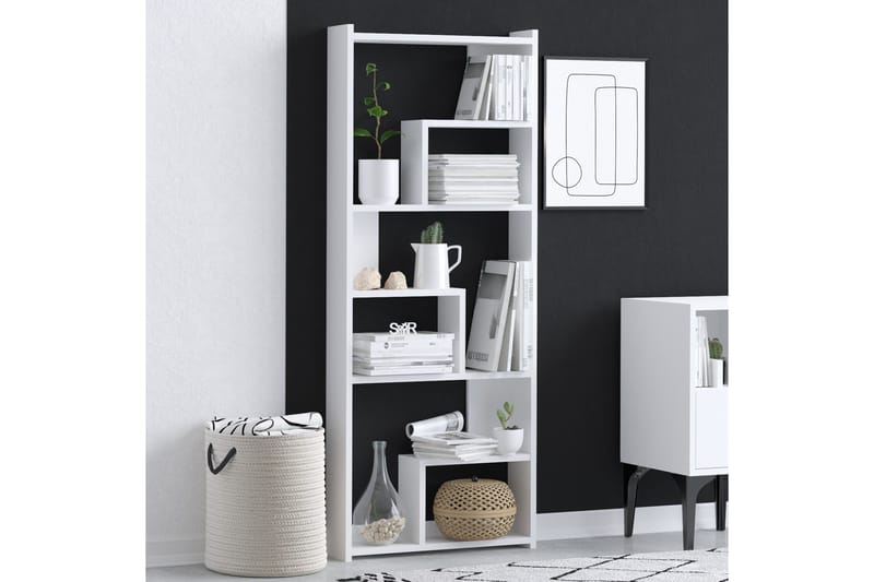 Bokhylla Prins 60x15 cm Vit - Hanah Home - Förvaring - Hylla - Bokhylla