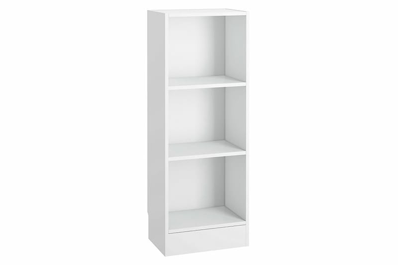 Bokhylla Plassen 41 cm Låg - Vit - Förvaring - Hylla - Bokhylla