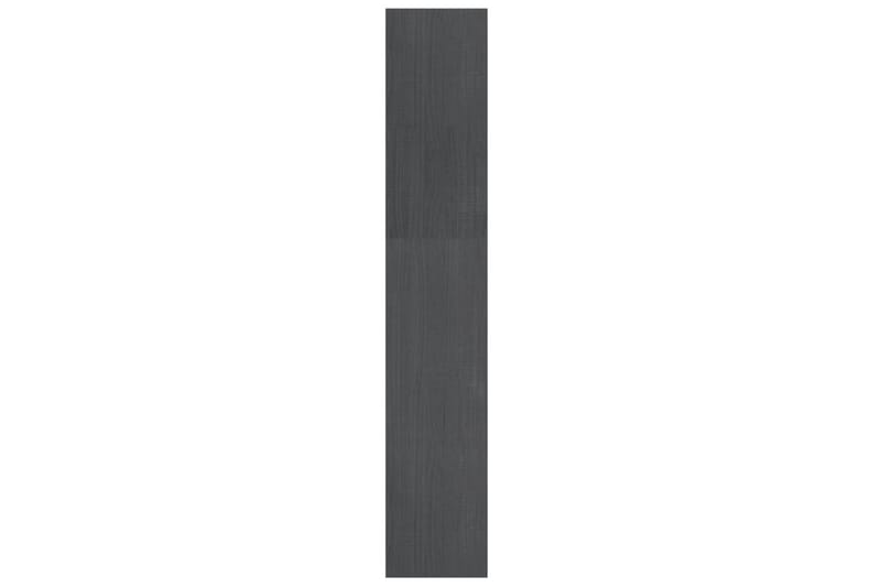 Bokhylla/Rumsavdelare grå 100x30x167,5 cm furu - Grå - Bokhylla