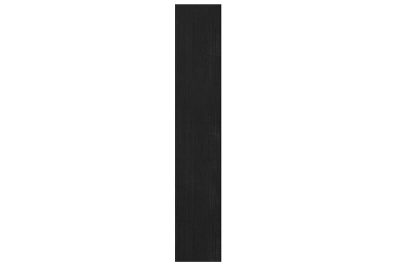 Bokhylla/Rumsavdelare svart 100x30x167,5 cm furu - Svart - Bokhylla