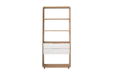 Bokylla Demien 82x194 cm - Brun - Förvaring - Hylla - Bokhylla