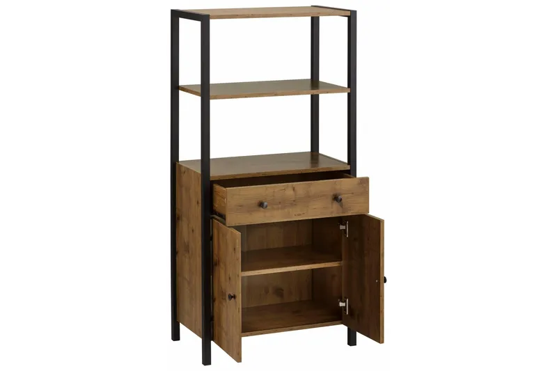 Brayden Hylla 60 cm - Brun/Svart - Förvaring - Hylla - Bokhylla