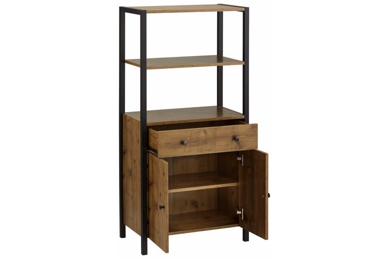 Brayden Hylla 60 cm - Brun/Svart - Förvaring - Hylla - Bokhylla