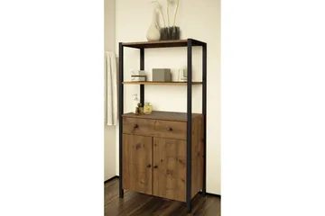 Brayden Hylla 60 cm - Brun/Svart - Förvaring - Hylla - Bokhylla