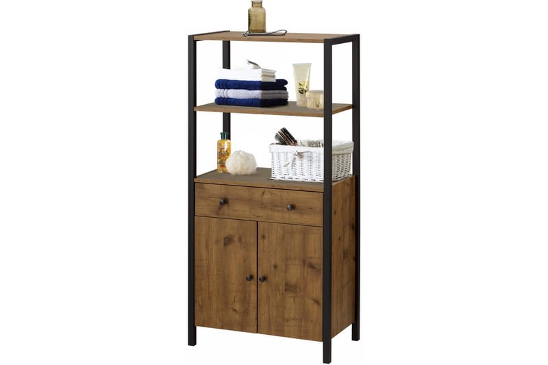 Brayden Hylla 60 cm - Brun/Svart - Förvaring - Hylla - Bokhylla