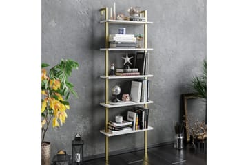 Brinkelid Bokhylla - Vit/Marmor - Förvaring - Hylla - Steghylla & trapphylla